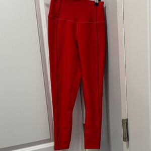 Abercrombie & Fitch Red Leggings
